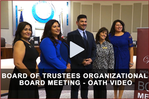 Board of Trustees Organizational Board Meeting - Oath Video 